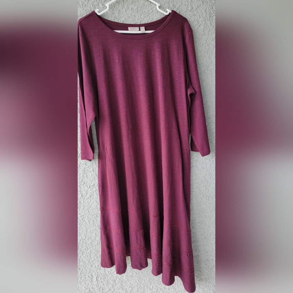 LOGO Lori Goldstein  Flowy Maxi Dress